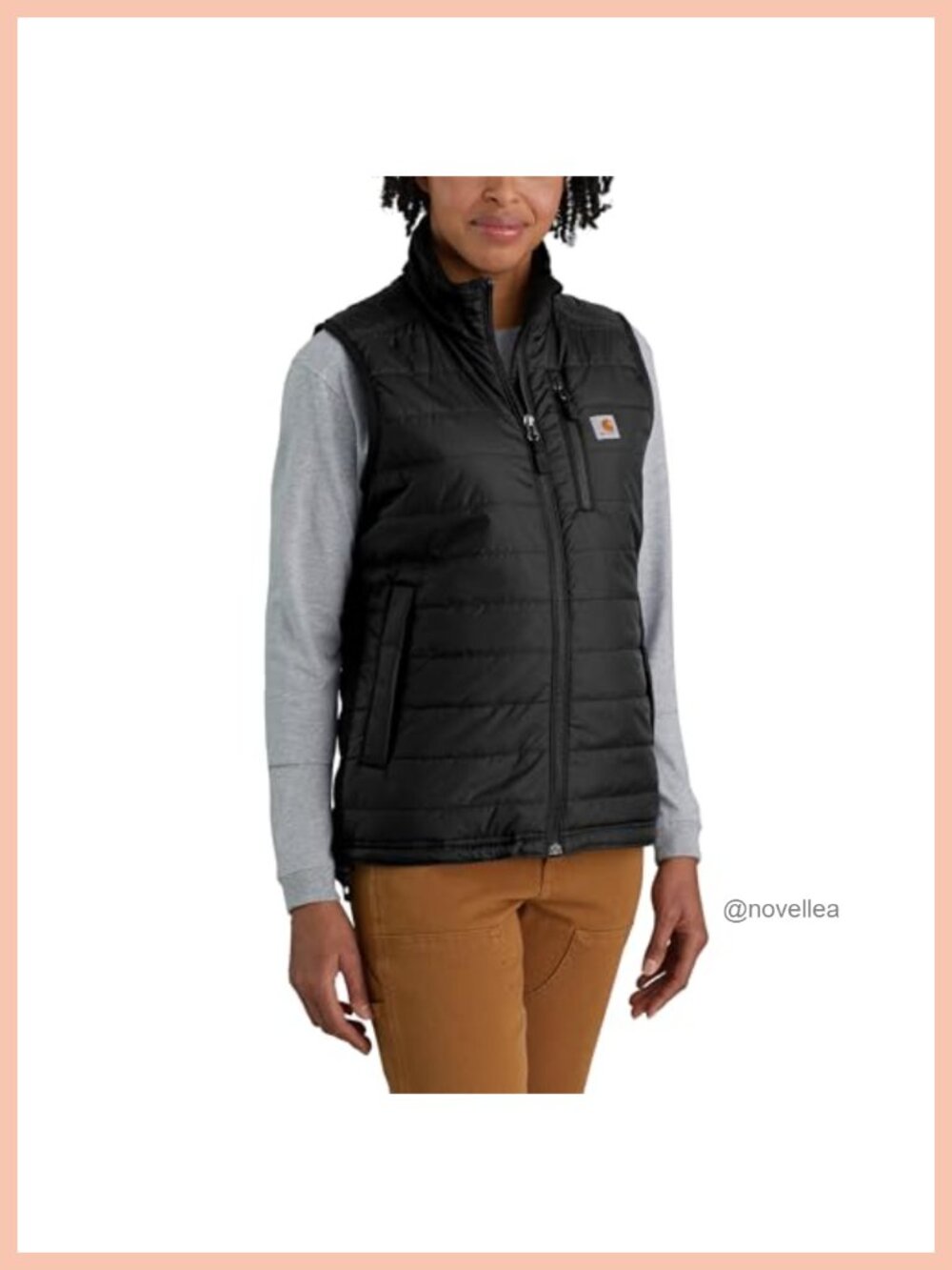 Carhartt Women's Gilliam Vest Nylon Cordura Insulated Work Utility Outerwear